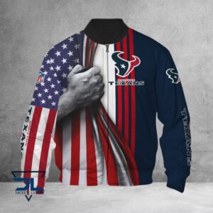 Houston Texans NFL Style Bomber Jacket For Fans