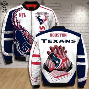 Houston Texans NFL Style Bomber Jacket For Fans