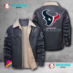 Houston Texans NFL Style Leather Jacket For Fans