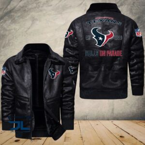 Houston Texans NFL Style Leather Jacket For Fans