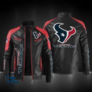 Houston Texans NFL Style Leather Jacket For Fans