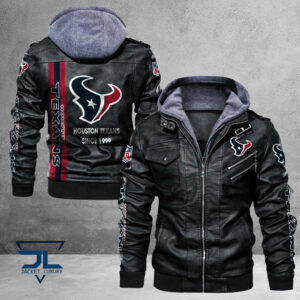 Houston Texans NFL Style Leather Jacket For Fans