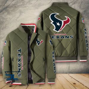 Houston Texans NFL Style Puffer Jacket For Fans