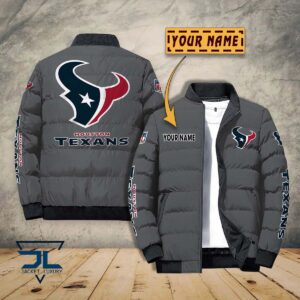 Houston Texans NFL Style Puffer Jacket For Fans