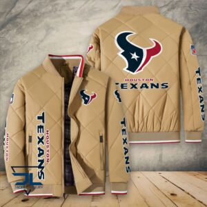 Houston Texans NFL Style Puffer Jacket For Fans