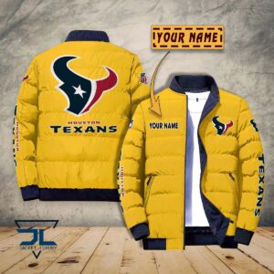 Houston Texans NFL Style Puffer Jacket For Fans