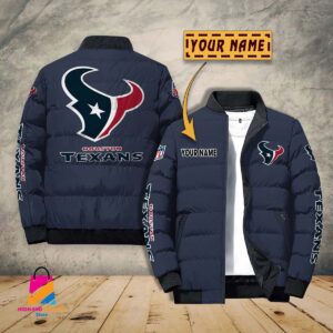Houston Texans NFL Style Puffer Jacket For Fans