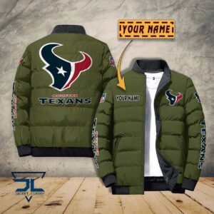 Houston Texans NFL Style Puffer Jacket For Fans