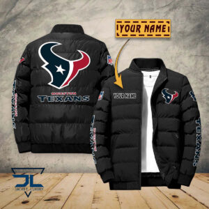 Houston Texans NFL Style Puffer Jacket For Fans