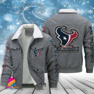 Houston Texans NFL Style Thermal Cotton Jacket Prim For Fans