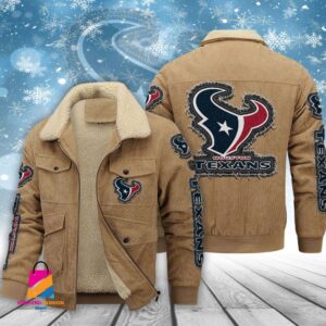 Houston Texans NFL Style Thermal Cotton Jacket Prim For Fans
