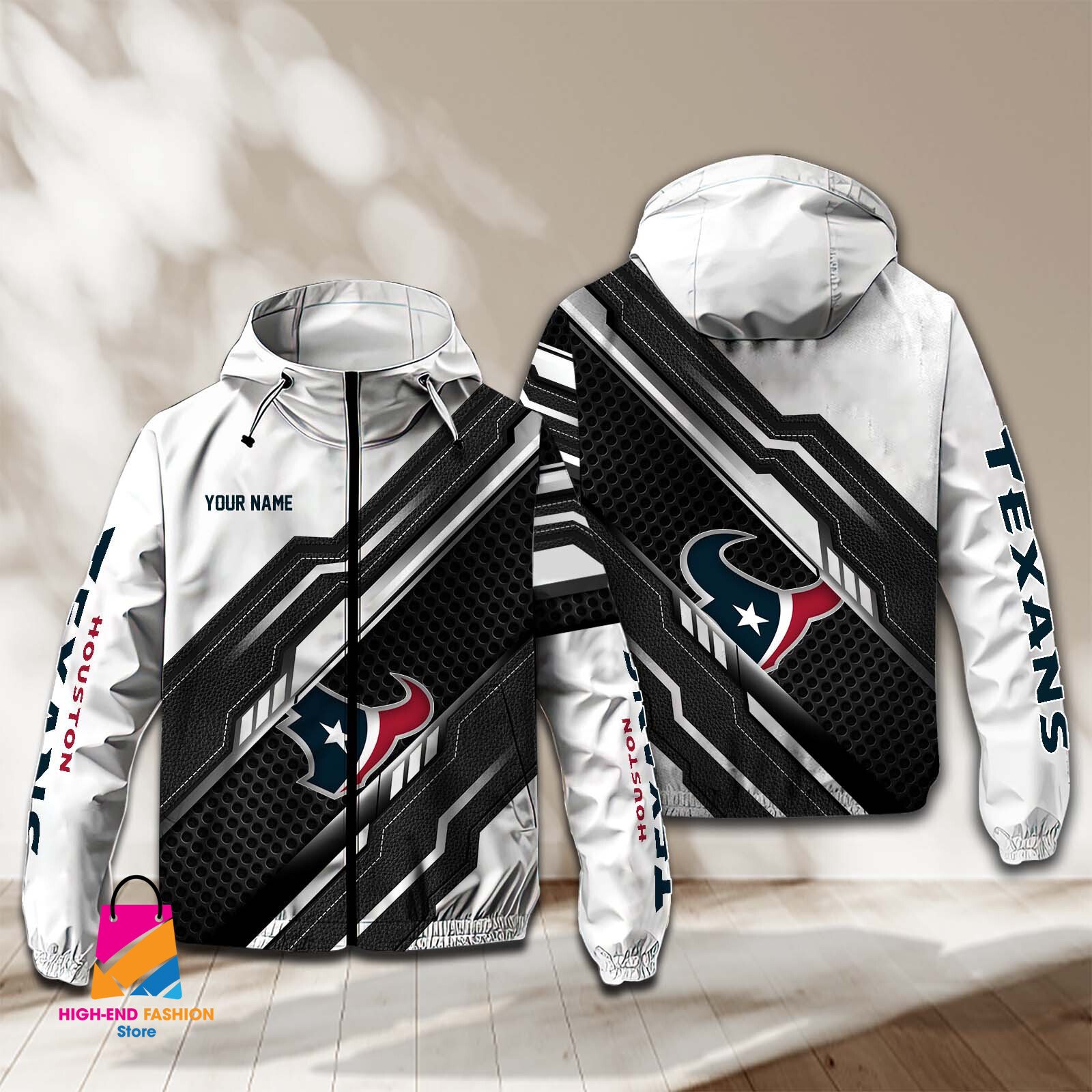 Houston Texans NFL Style Windbreaker Jacket For Fans