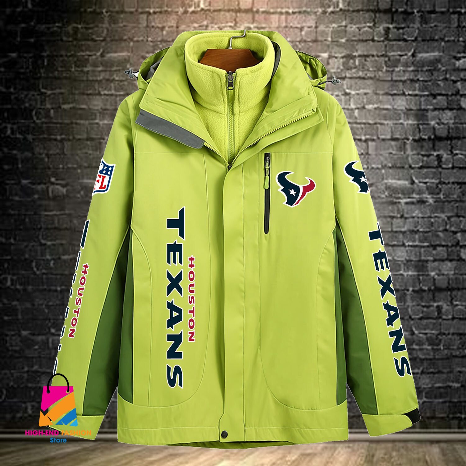 Houston Texans NFL Style Windbreaker Jacket For Fans