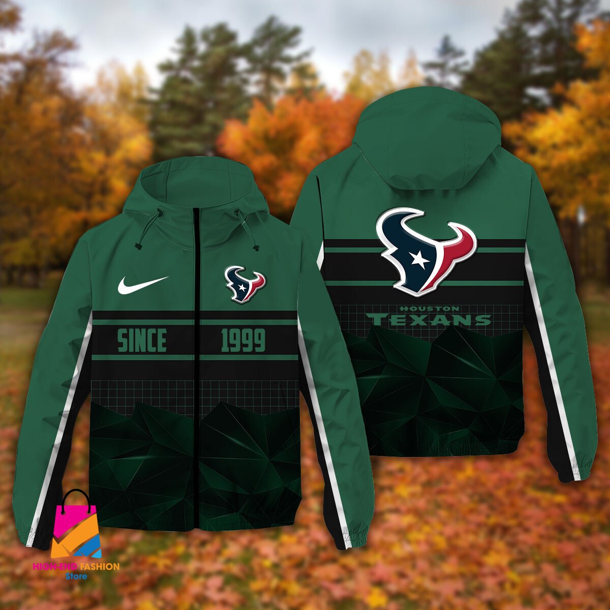 Houston Texans NFL Style Windbreaker Jacket For Fans