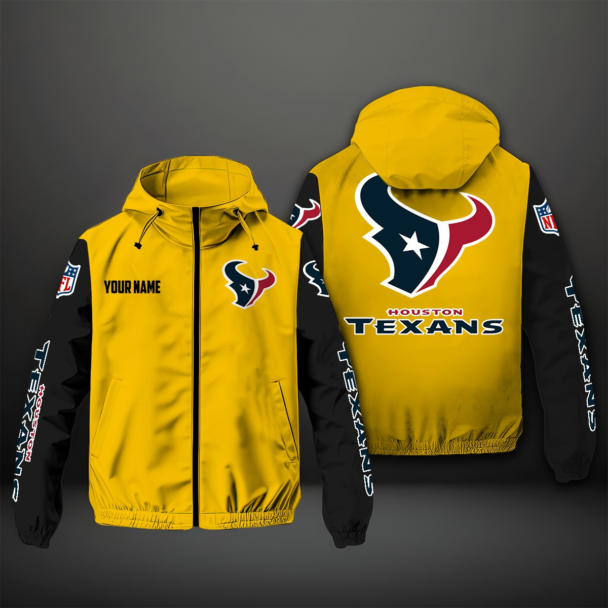 Houston Texans NFL Style Windbreaker Jacket For Fans