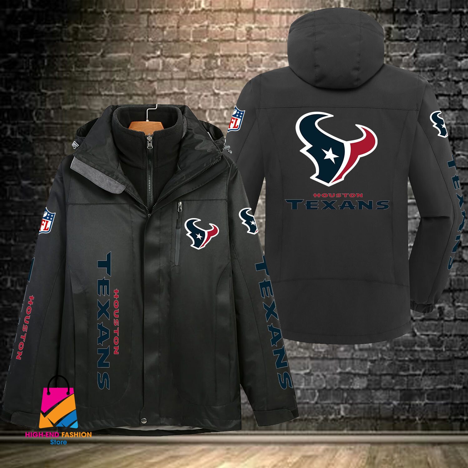 Houston Texans NFL Style Windbreaker Jacket For Fans
