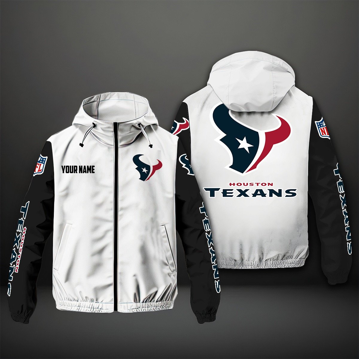 Houston Texans NFL Style Windbreaker Jacket For Fans