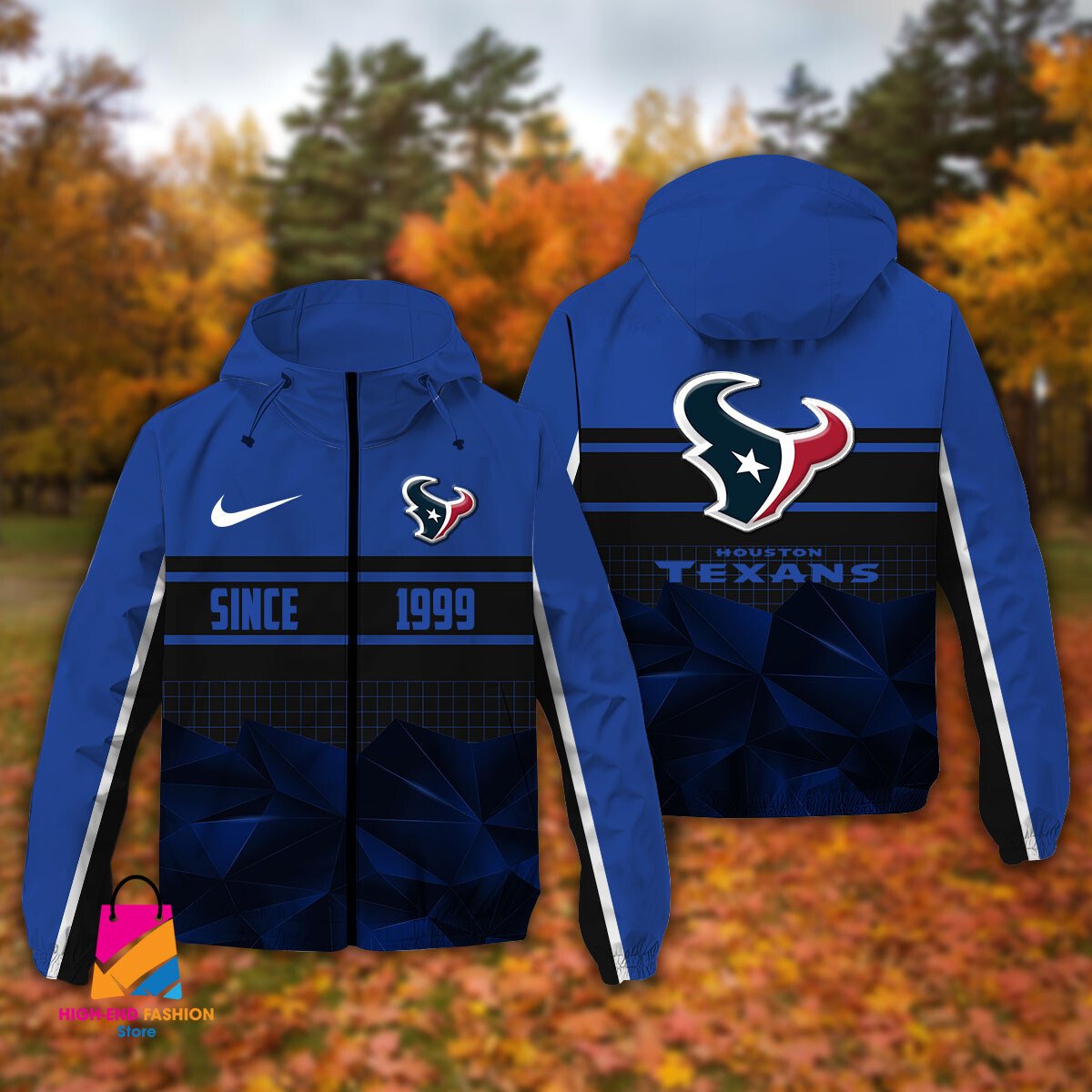 Houston Texans NFL Style Windbreaker Jacket For Fans