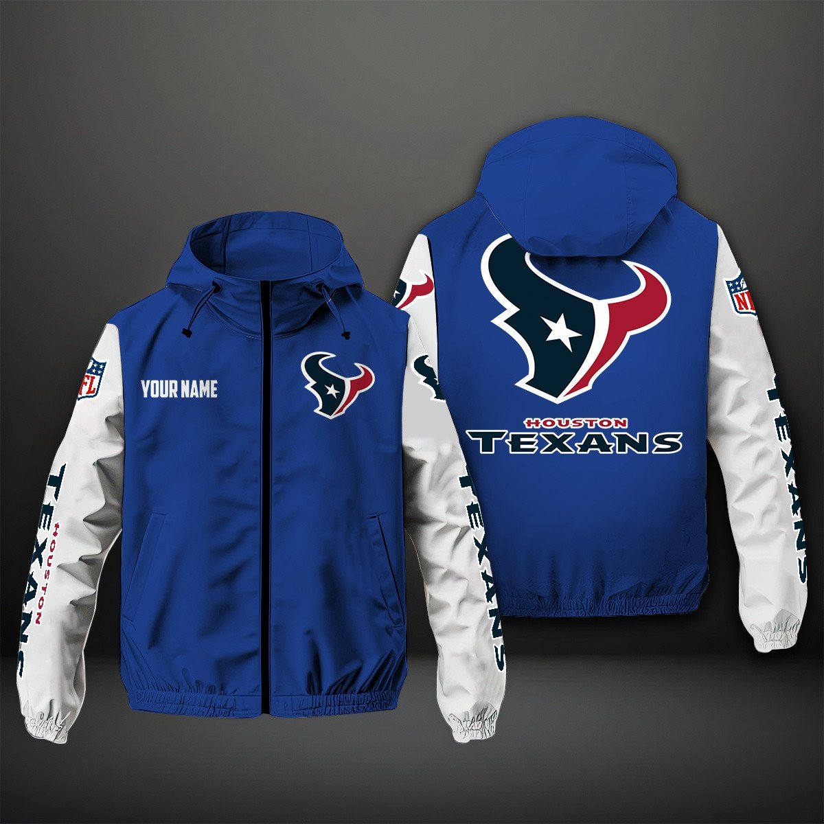 Houston Texans NFL Style Windbreaker Jacket For Fans