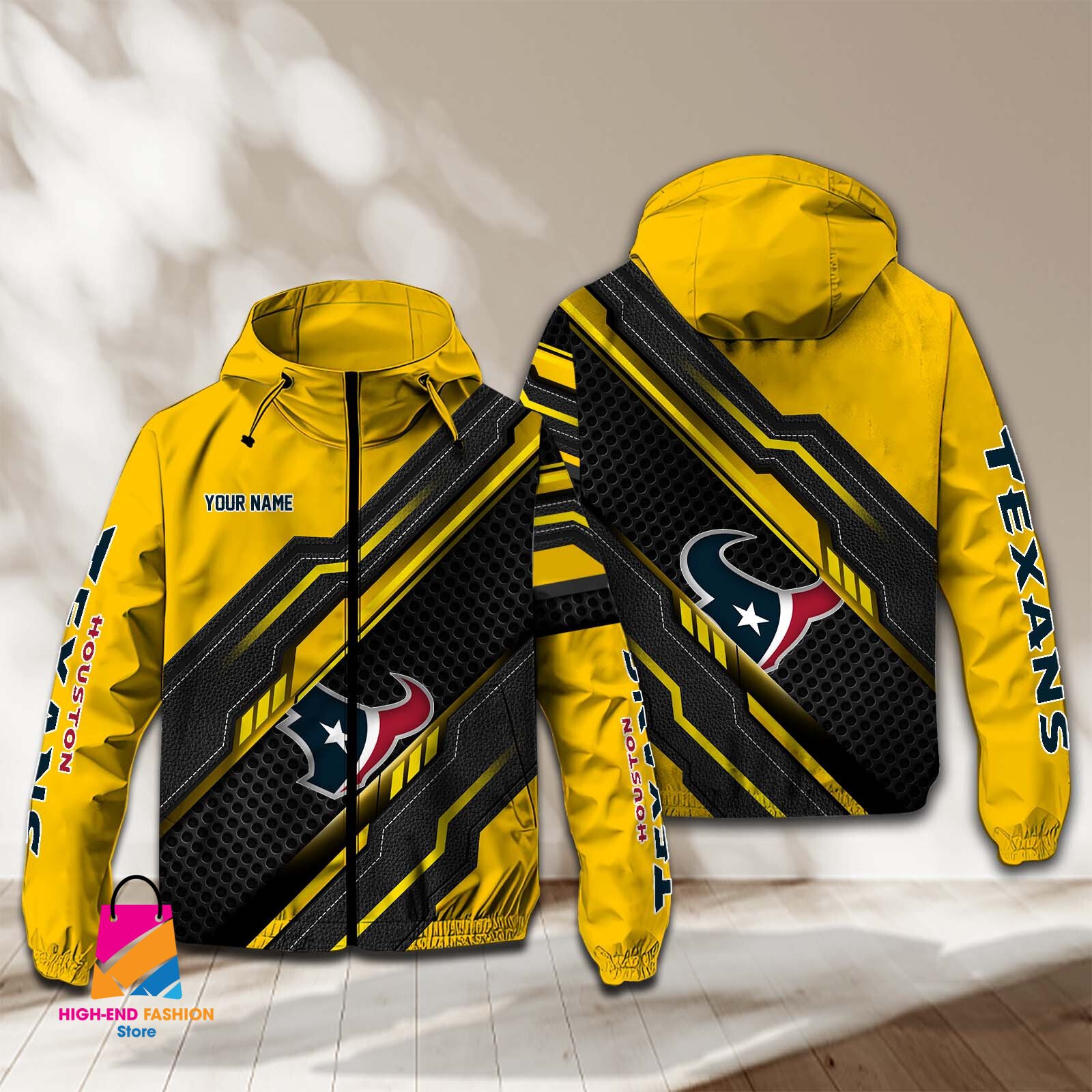 Houston Texans NFL Style Windbreaker Jacket For Fans