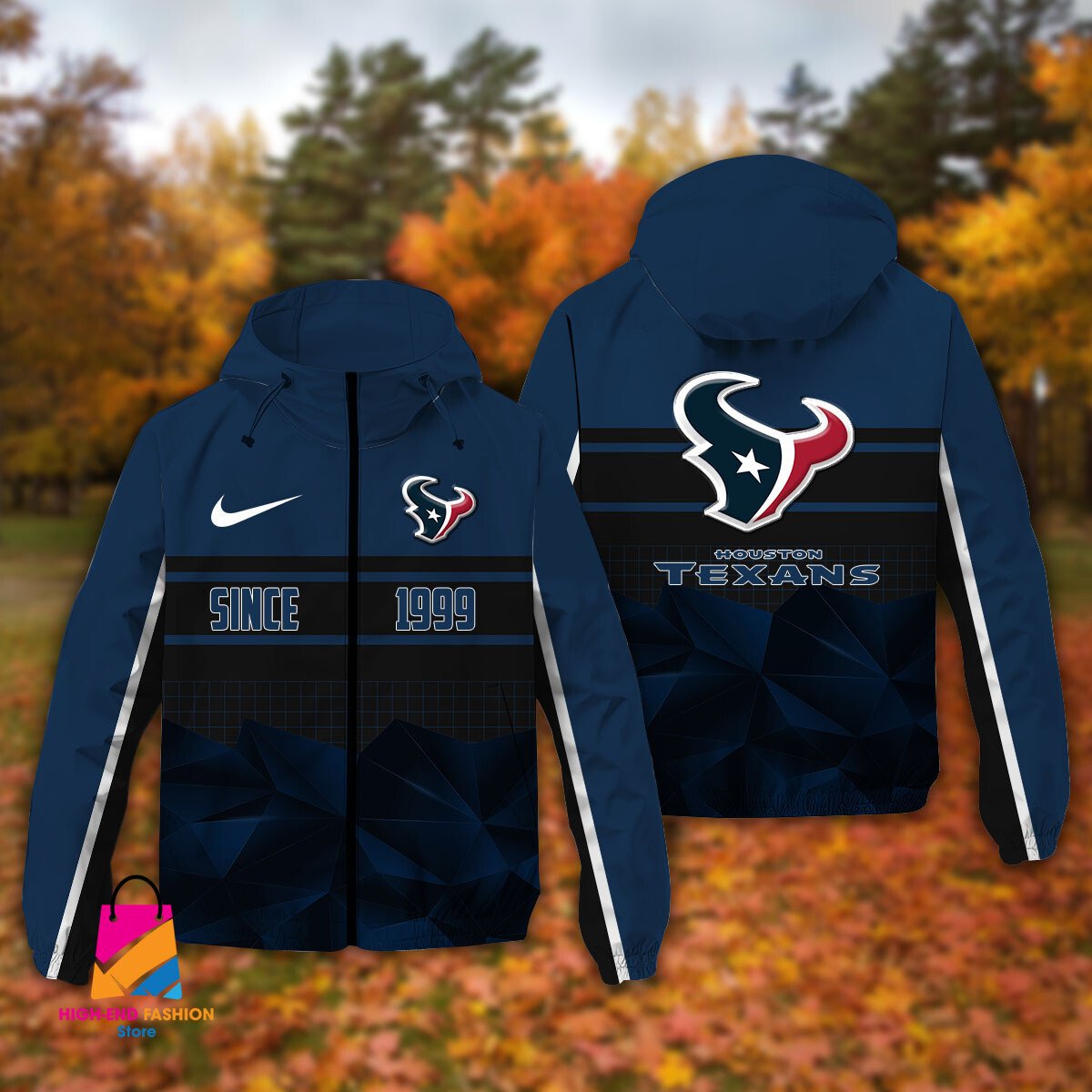 Houston Texans NFL Style Windbreaker Jacket For Fans