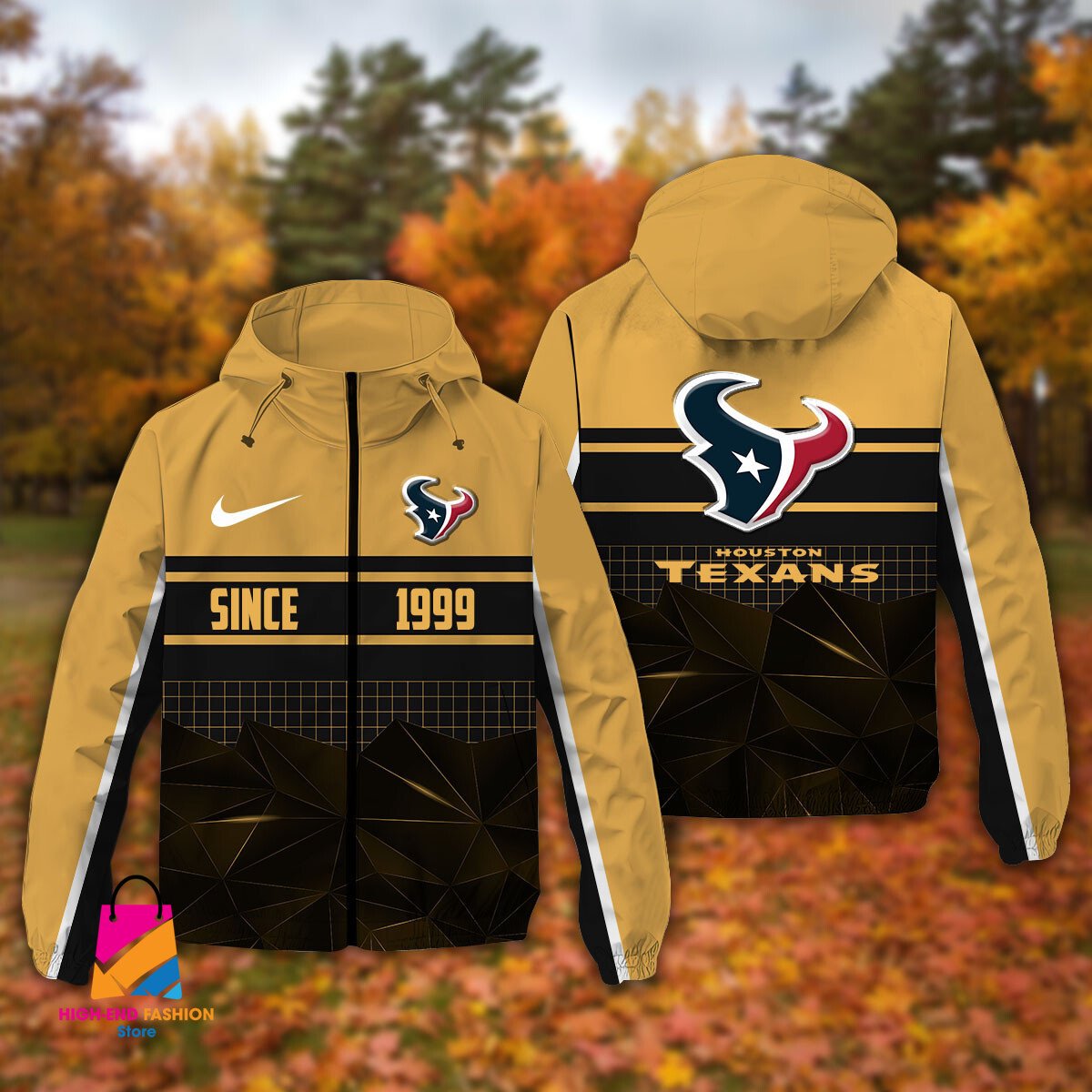 Houston Texans NFL Style Windbreaker Jacket For Fans