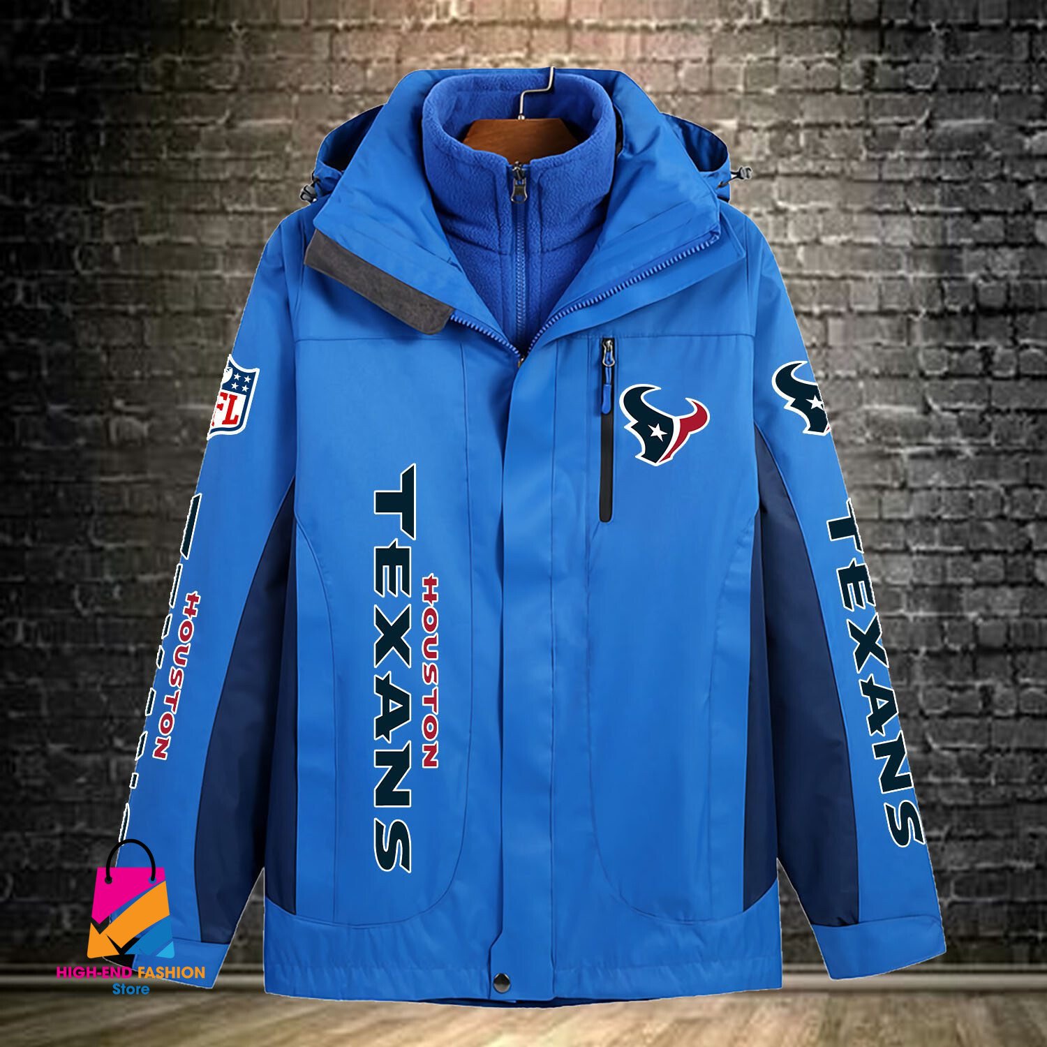 Houston Texans NFL Style Windbreaker Jacket For Fans