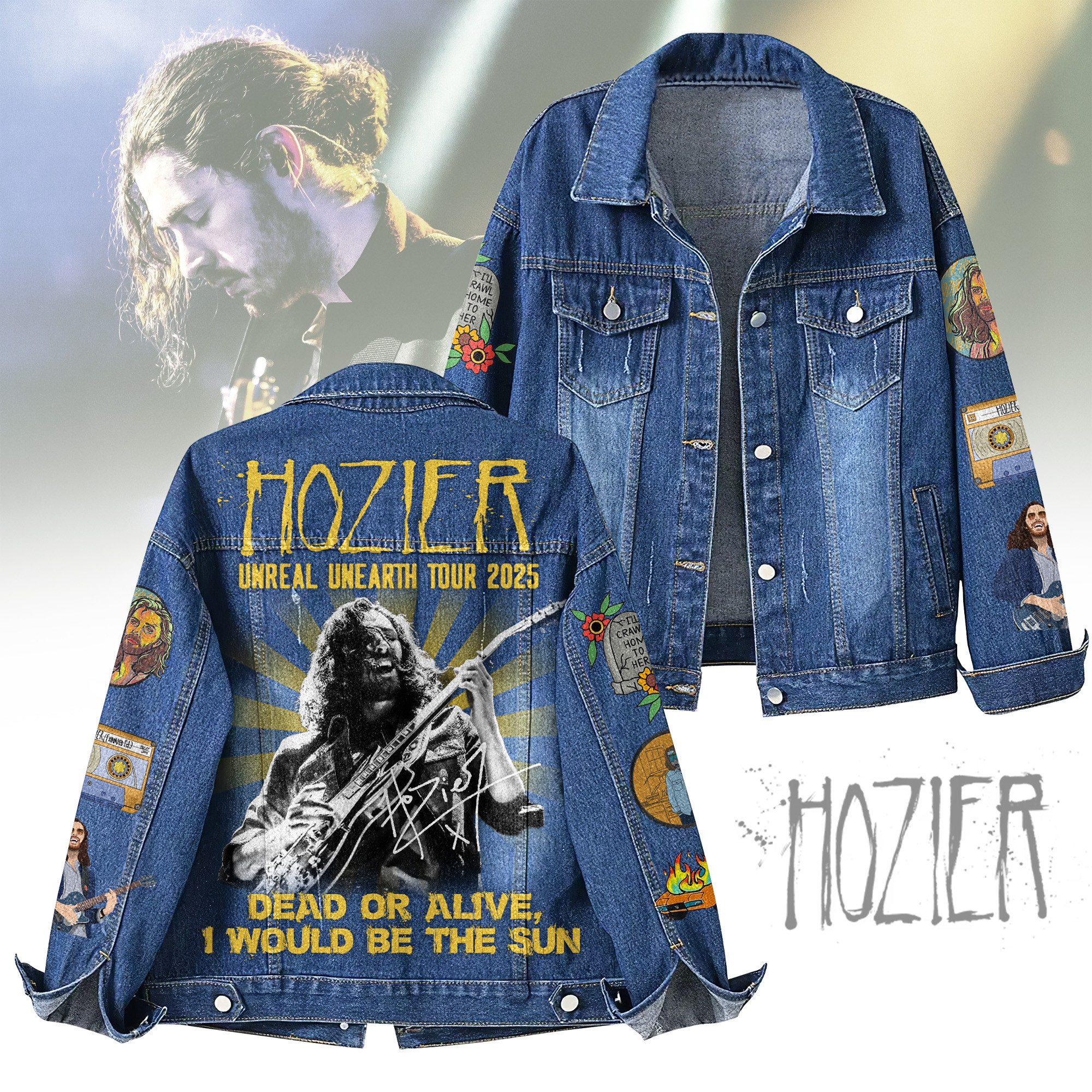 Hozier Music Denim Jacket Gift For Fans