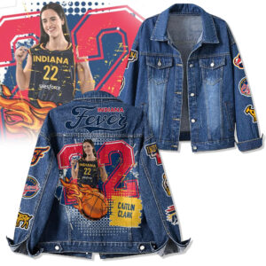 Indiana Fever WNBA Denim Jacket Gift For Fans