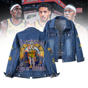 Indiana Pacers NBA Denim Jacket Gift For Fans
