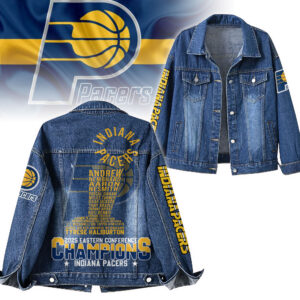 Indiana Pacers NBA Denim Jacket Gift For Fans
