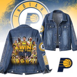 Indiana Pacers NBA Denim Jacket Gift For Fans