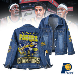 Indiana Pacers NBA Denim Jacket Gift For Fans
