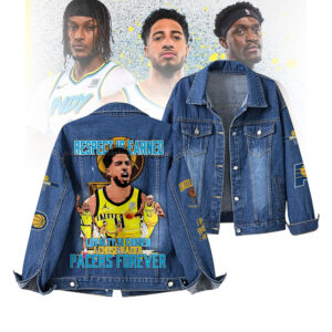 Indiana Pacers NBA Denim Jacket Gift For Fans