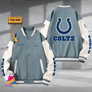 Indianapolis Colt NFL Style Baseball Jacket For Fan