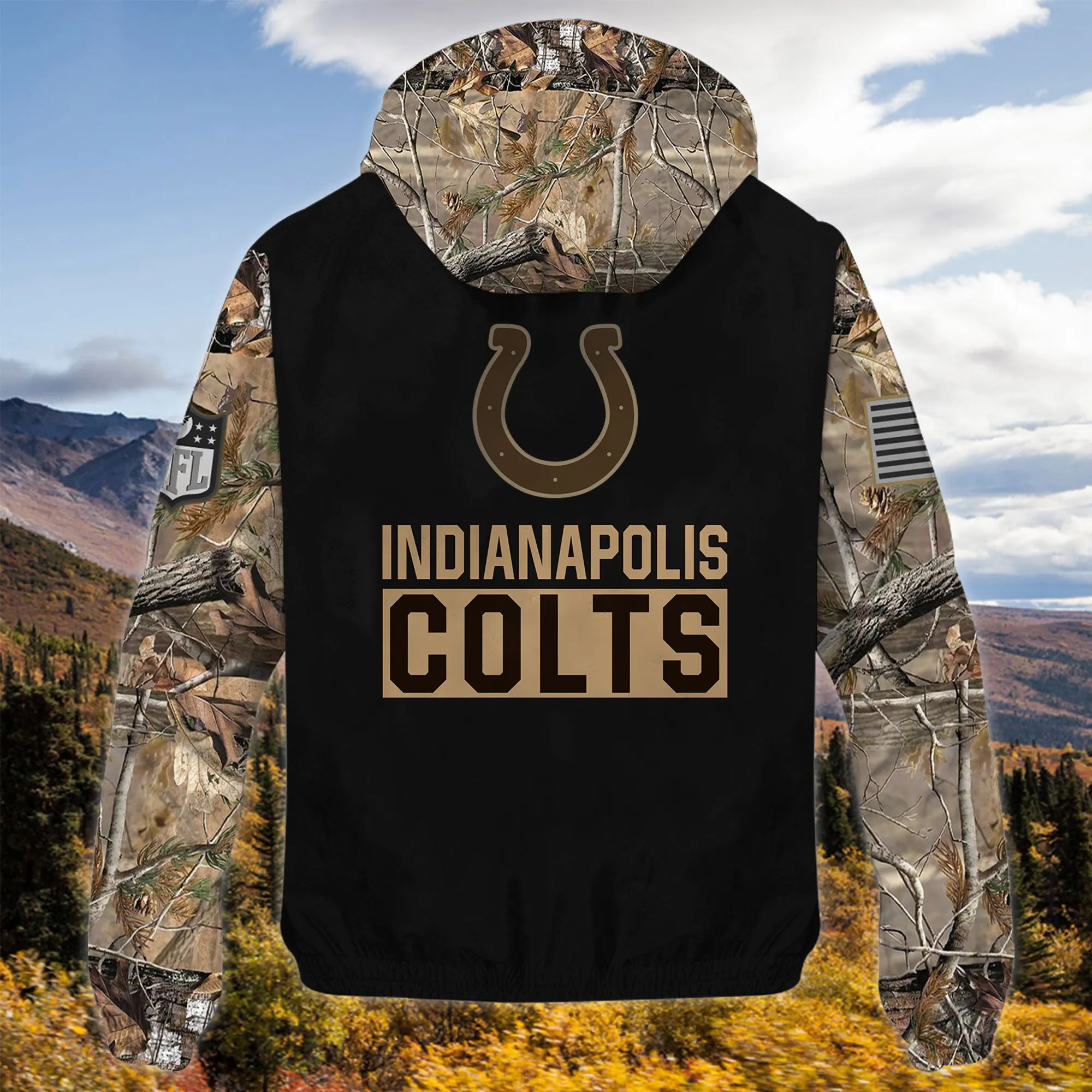 Indianapolis Colts NFL Personalized Style Windbreaker Jacket For Fans