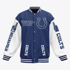 Indianapolis Colts NFL Style Baseball Jacket For Fans