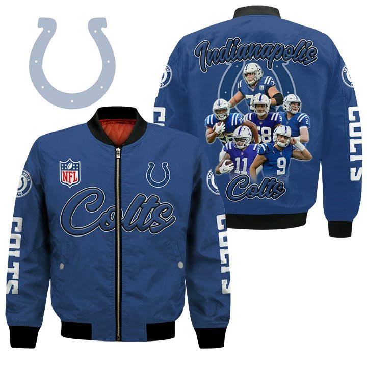 Indianapolis Colts NFL Style Bomber Jacket For Fans