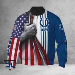 Indianapolis Colts NFL Style Bomber Jacket For Fans