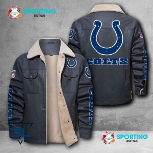 Indianapolis Colts NFL Style Leather Jacket For Fans