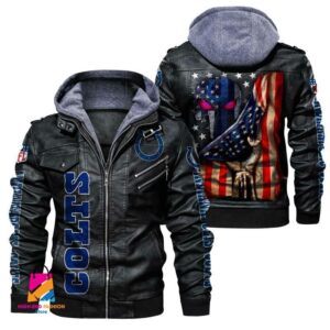 Indianapolis Colts NFL Style Leather Jacket For Fan