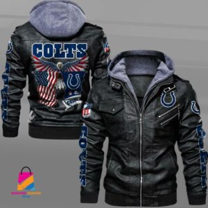 Indianapolis Colts NFL Style Leather Jacket For Fan