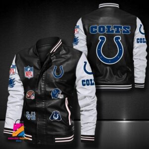 Indianapolis Colts NFL Style Leather Jacket For Fan