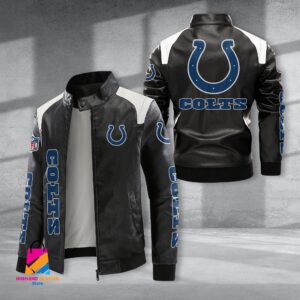 Indianapolis Colts NFL Style Leather Jacket For Fans