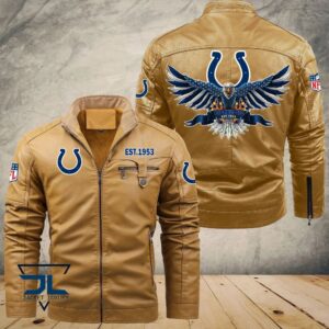 Indianapolis Colts NFL Style Leather Jacket For Fans