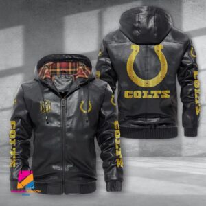 Indianapolis Colts NFL Style Leather Jacket For Fans