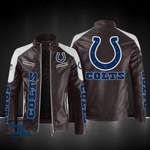 Indianapolis Colts NFL Style Leather Jacket For Fans