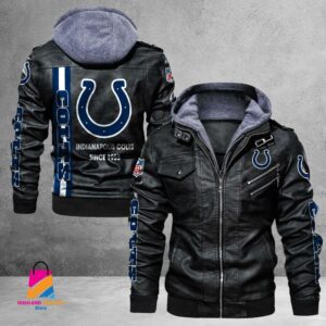 Indianapolis Colts NFL Style Leather Jacket For Fans