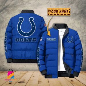 Indianapolis Colts NFL Style Puffer Jacket For Fans
