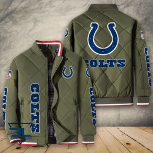 Indianapolis Colts NFL Style Puffer Jacket For Fans